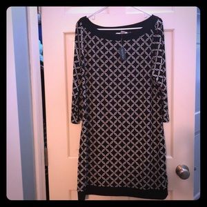 White House Black Market Geo Print Dress